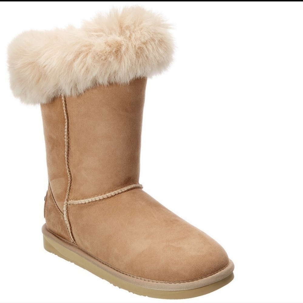 Australia Luxe Collective Foxy Short Size 9 Designer Fur Suede Winter Boots